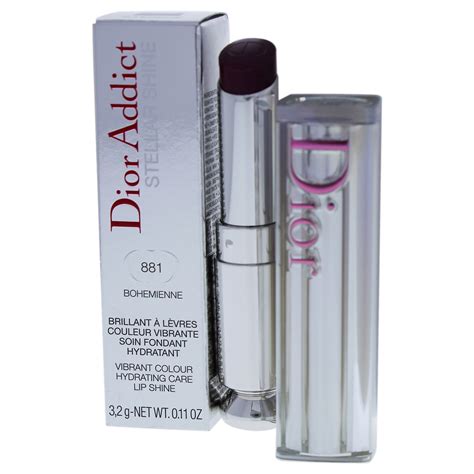 r dior addict stellar shine lipstick 881 bohe 試色|dior addict stellar shine.